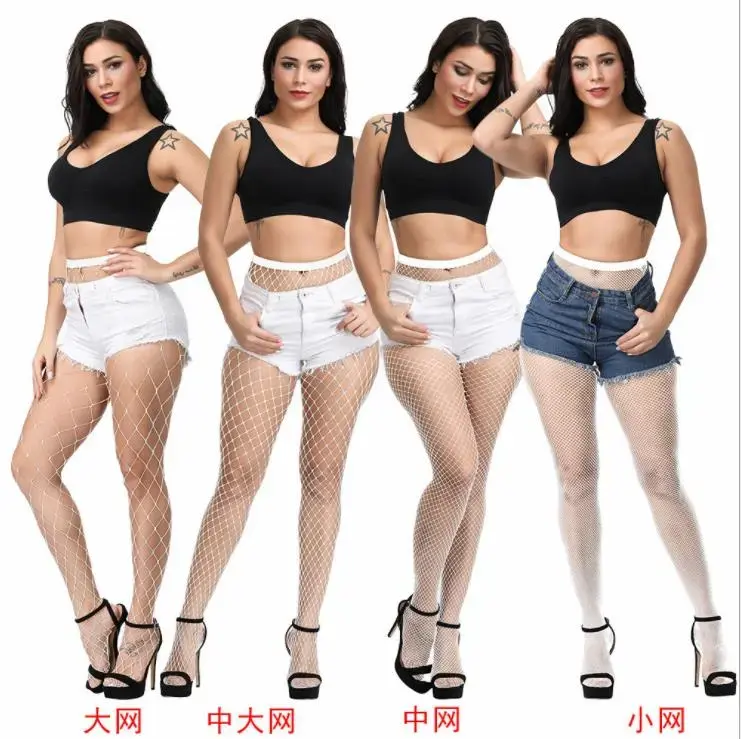 Thumbnail: Multicolor Fishnet Stockings, also available in plus sizes