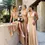 Thumbnail: Deep V-Neck Maxi Bridesmaid Dresses