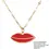 Thumbnail: Red Heart Love Pendant Necklace