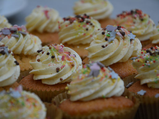 Cupcakes met een makkelijke boterroom