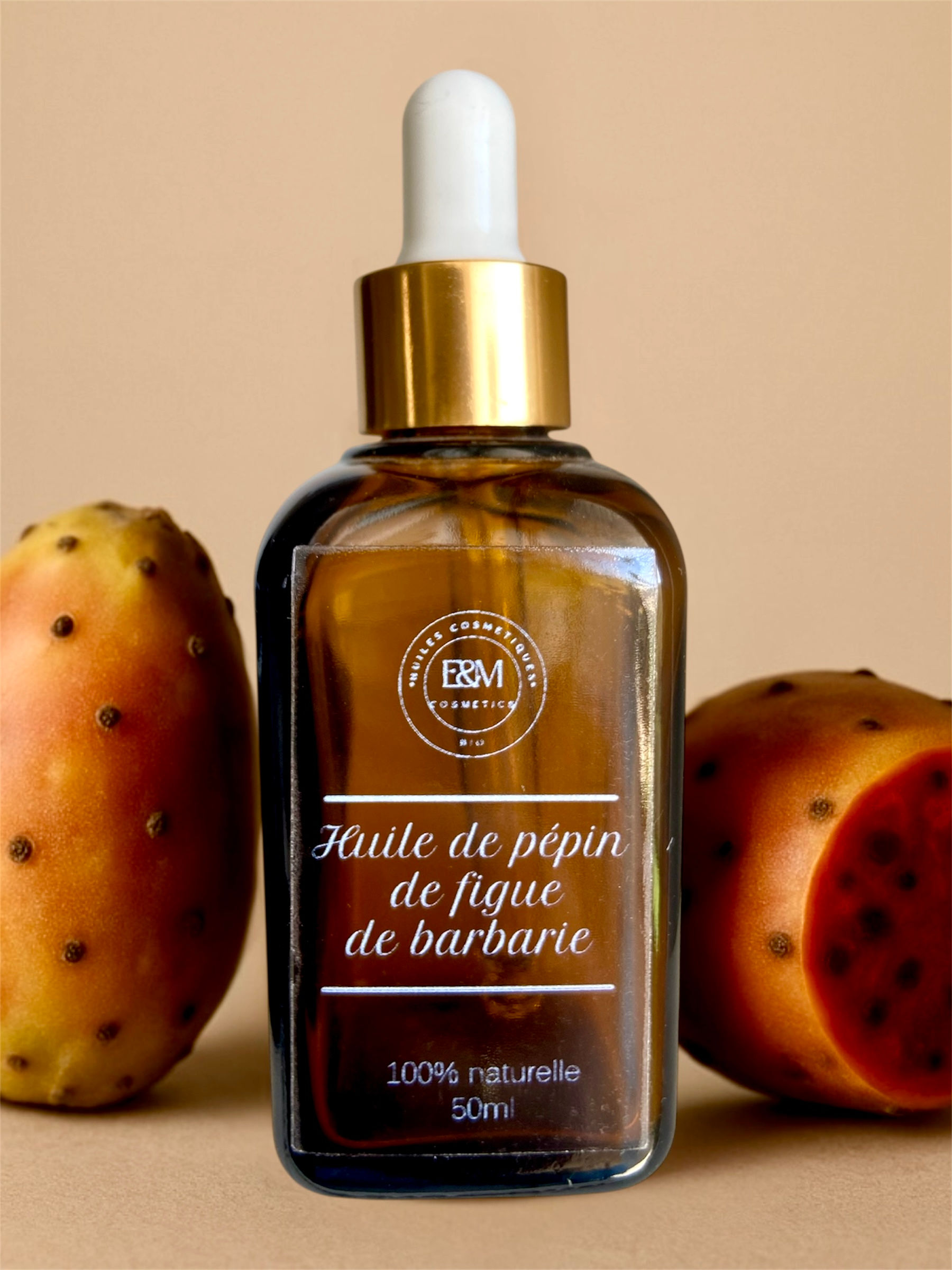 Huile de pépin de figue figue de barbarie  - 50ml