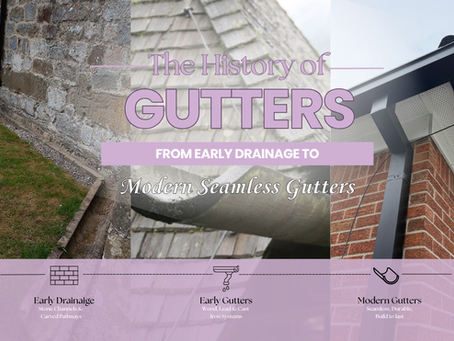 The History of Gutters: From Early Drainage to Modern Seamless Gutters