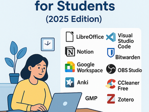 Soft4U Top 10 Free Software for Students (2025 Edition).