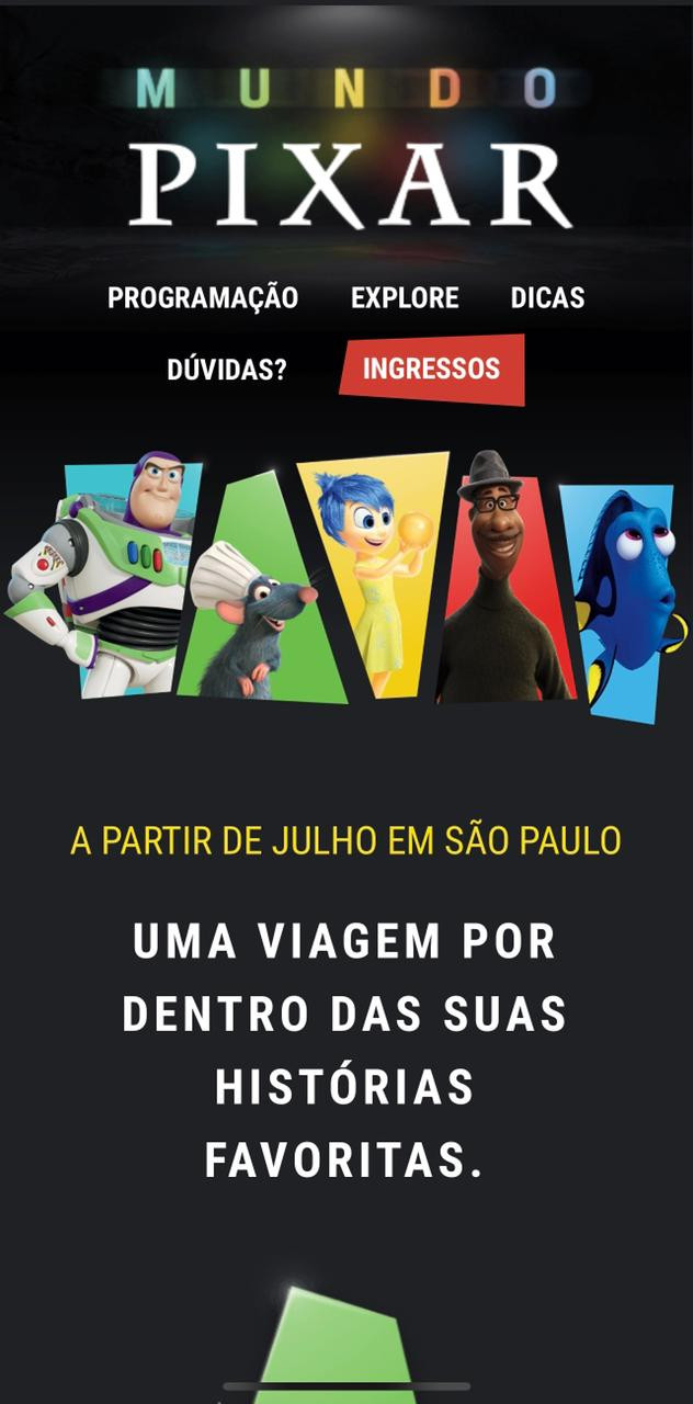 "Mundo Pixar", maior evento da Pixar já realizado.