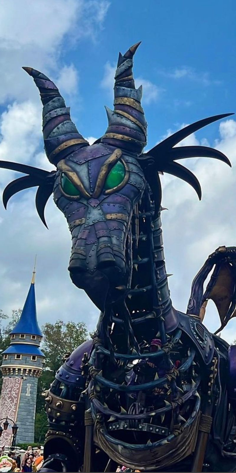 Dragão da Malévola em Walt Disney World.