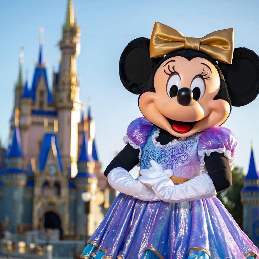 Meet and Greet com a Minnie Mouse no Town Square Theatre em Magic Kingdom.