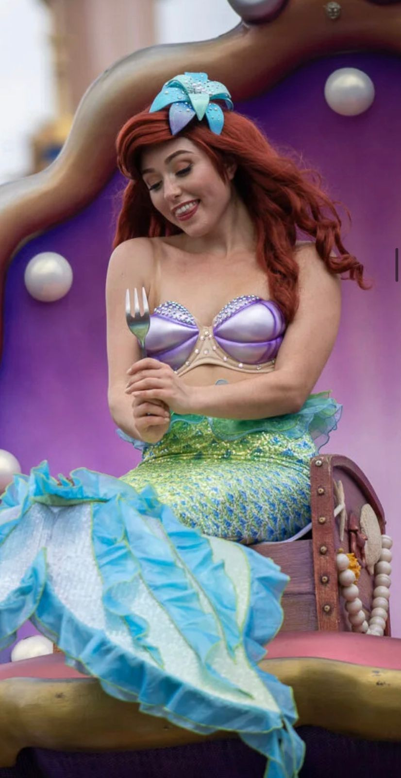 A Pequena Sereia no Festival of Fantasy Parade.