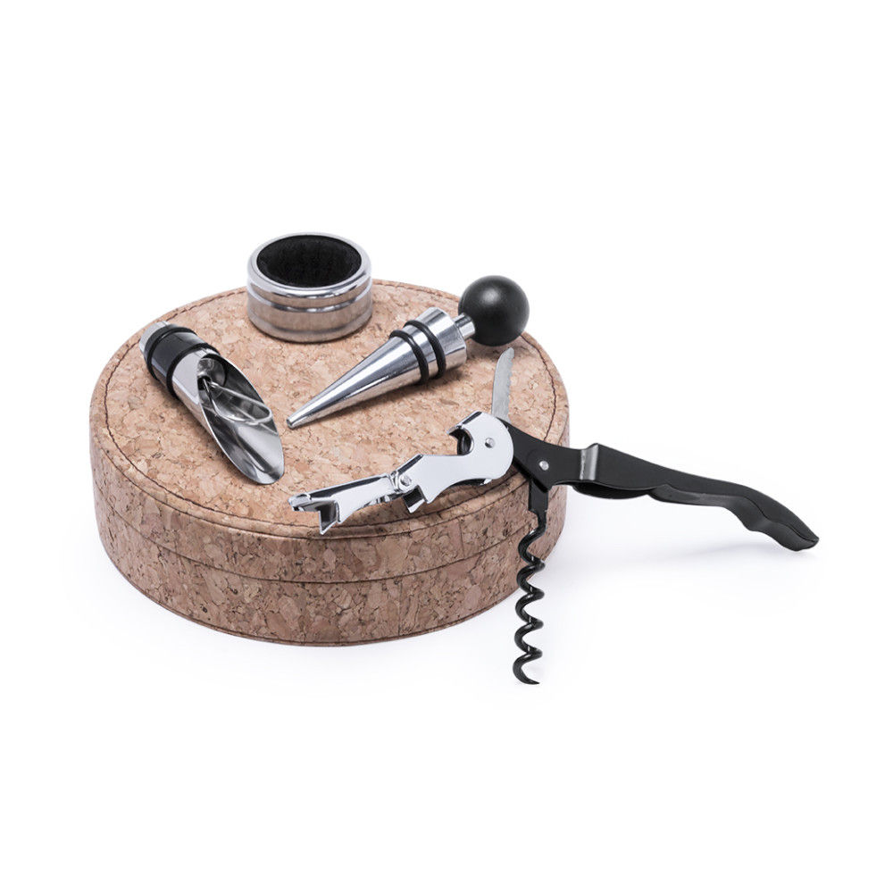 Wein Set Bribal, aus Kork
