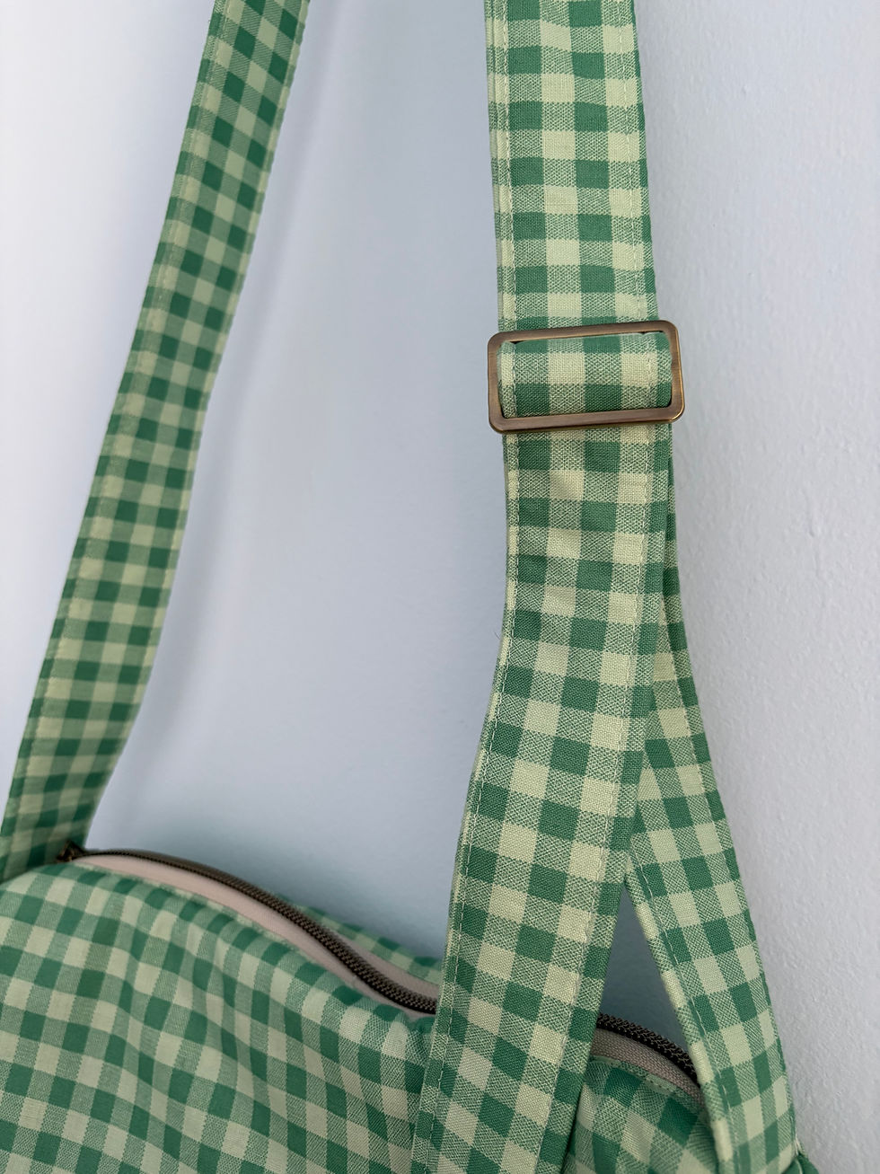 Thumbnail: Green gingham Sophie bag