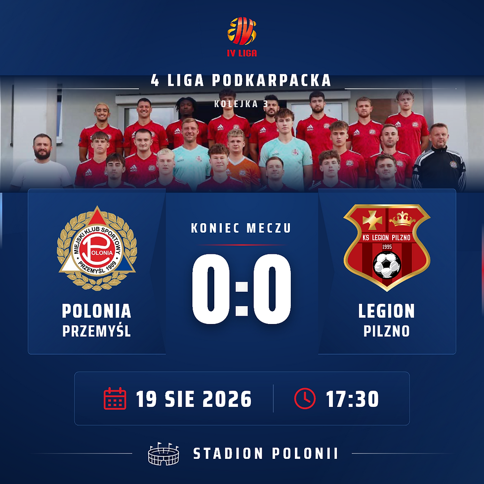 ⚪🔴🔵 KONIEC MECZU