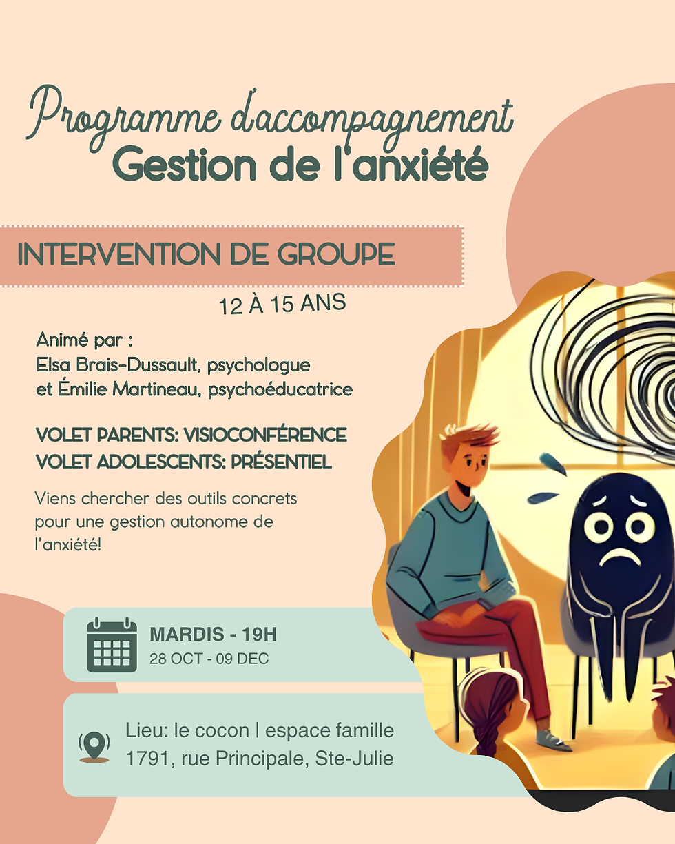 Programme Gestion de l'anxiété 