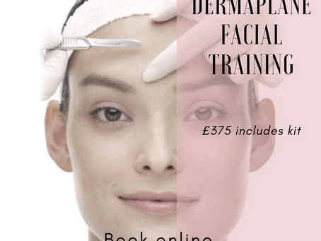 Dermaplaning Training Courses now available