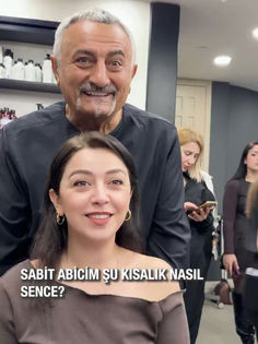 Sibel Şişman Sabit Akkaya saç kesimi ve tasarım anları.