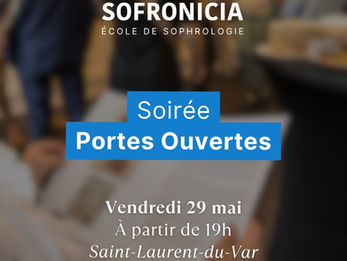 Soirée Portes Ouvertes - Devenir Sophrologue à Nice - 29/05/26