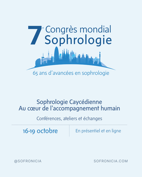 7e Congrès mondial de Sophrologie - 16-19/10/25