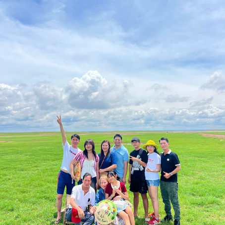 Thảo nguyên lòng hồ Trị An mùa nước cạn – Thiên đường dã ngoại gắn kết gia đình