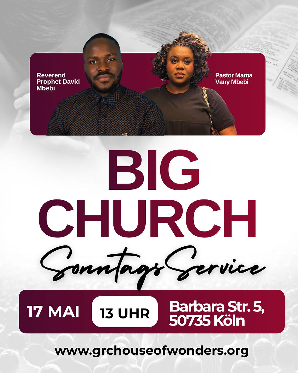 BIG CHURCH  - SONNTAGS SERVICE
