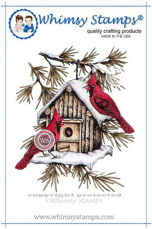 Cardinal Birdhouse