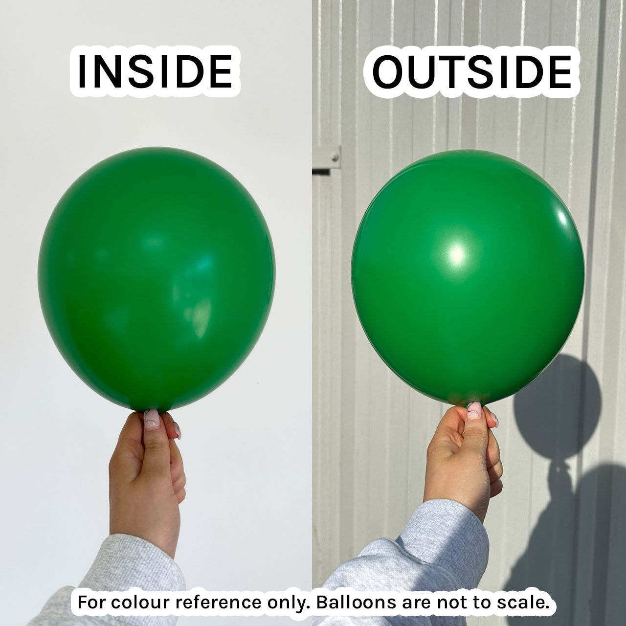 Loose - Helium Filled 12" Fashion Shamrock Green Sempertex Latex Balloon