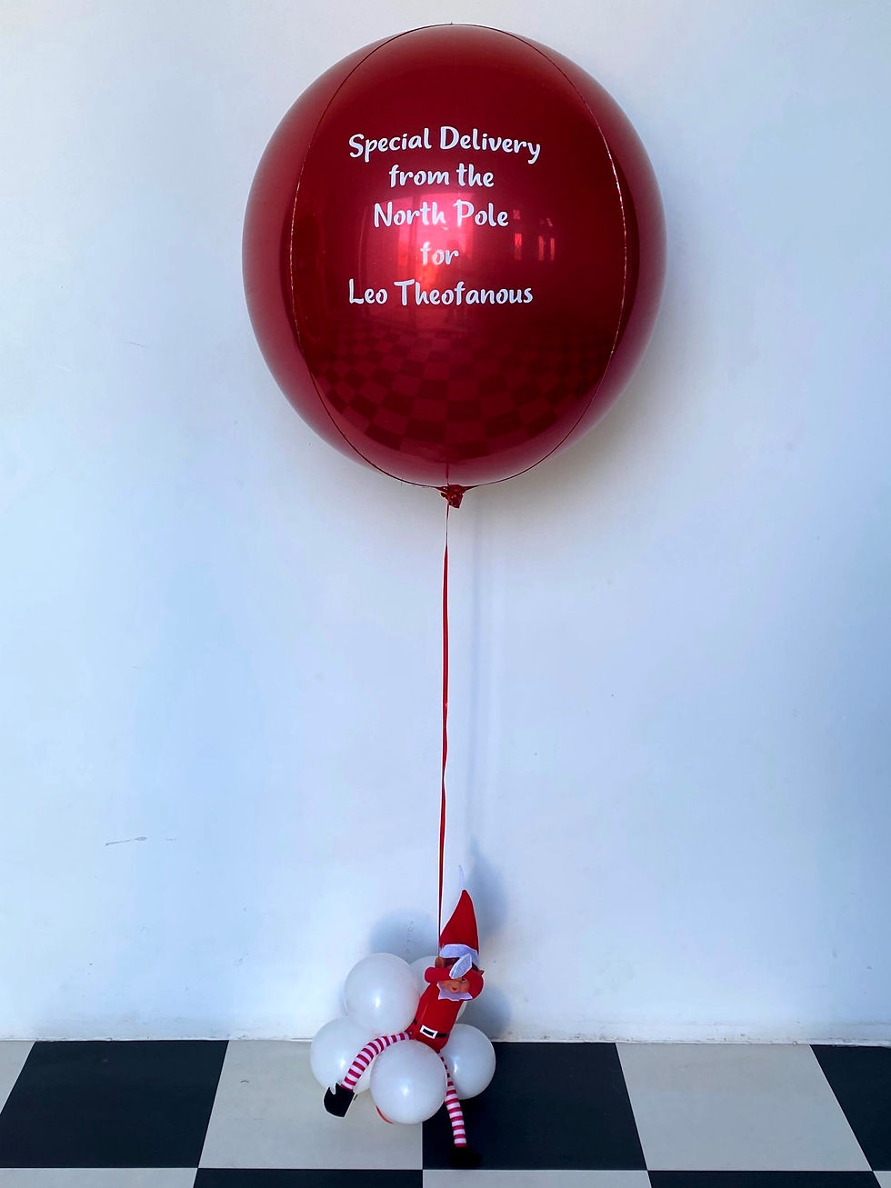 Thumbnail: Special Delivery from the North Pole for Leo Theotamous red balloon.
