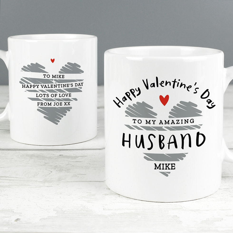 Thumbnail: Personalised Happy Valentine's Day Mug
