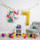 Thumbnail: Birthday decorations: Happy Birthday banner, unicorn and number 7 balloons, colorful balloons.