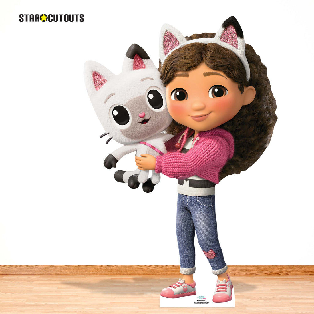Gabby and Pandy Paws from Gabby's Dollhouse Movie Large Cardboard Cutout Height