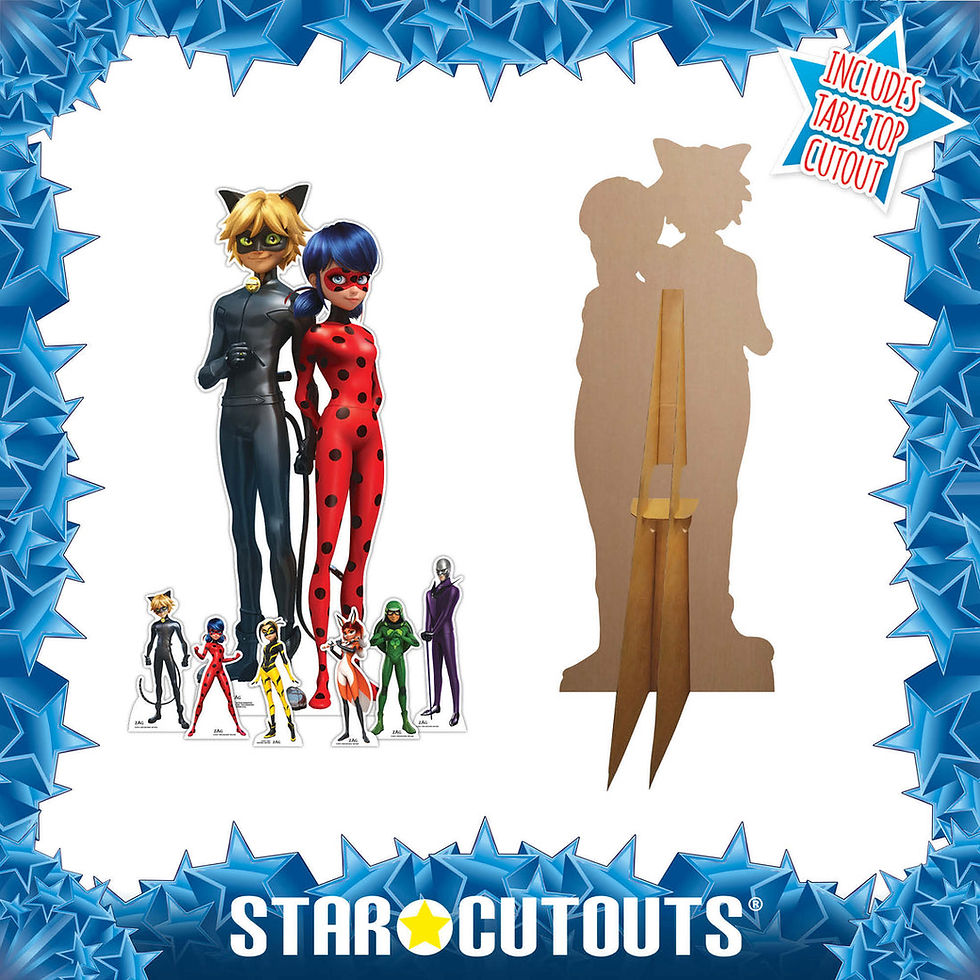Thumbnail: Miraculous Party Pack Cardboard Cut Out Height 135cm