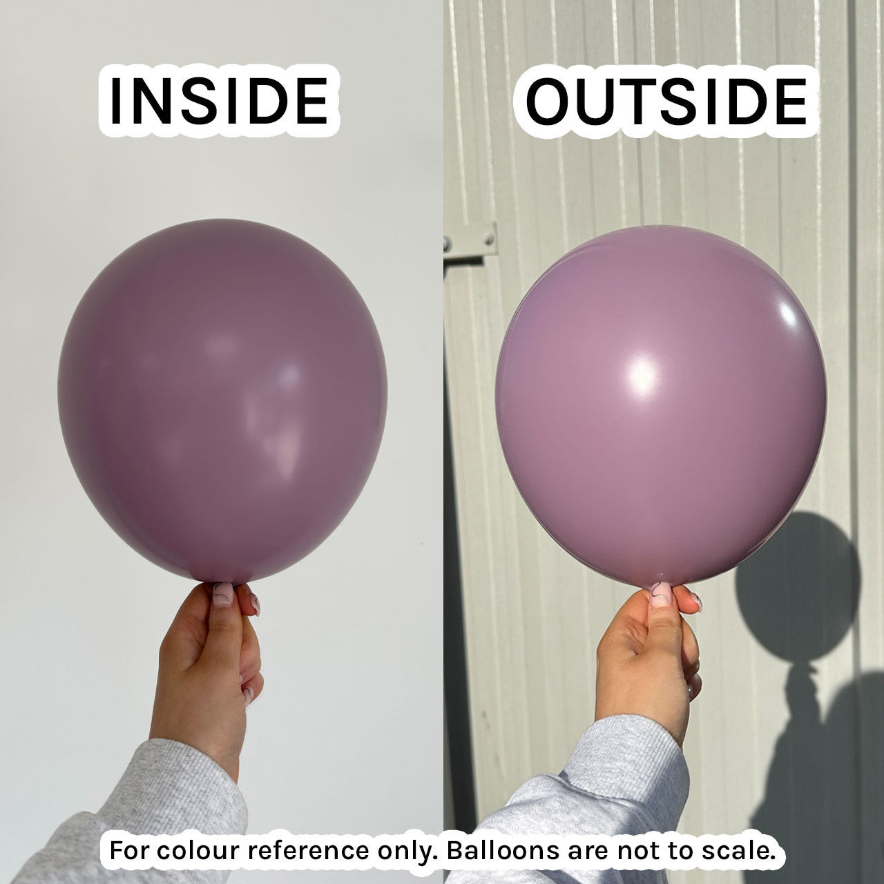 Loose - Helium Filled 12" Pastel Dusk Lavender Sempertex Latex Balloon
