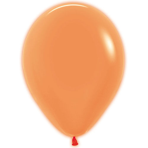Thumbnail: Loose - Helium Filled 12" Neon Orange Sempertex Latex Balloon