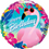 Thumbnail: Happy Birthday flamingo balloon with sunglasses and tropical background design.