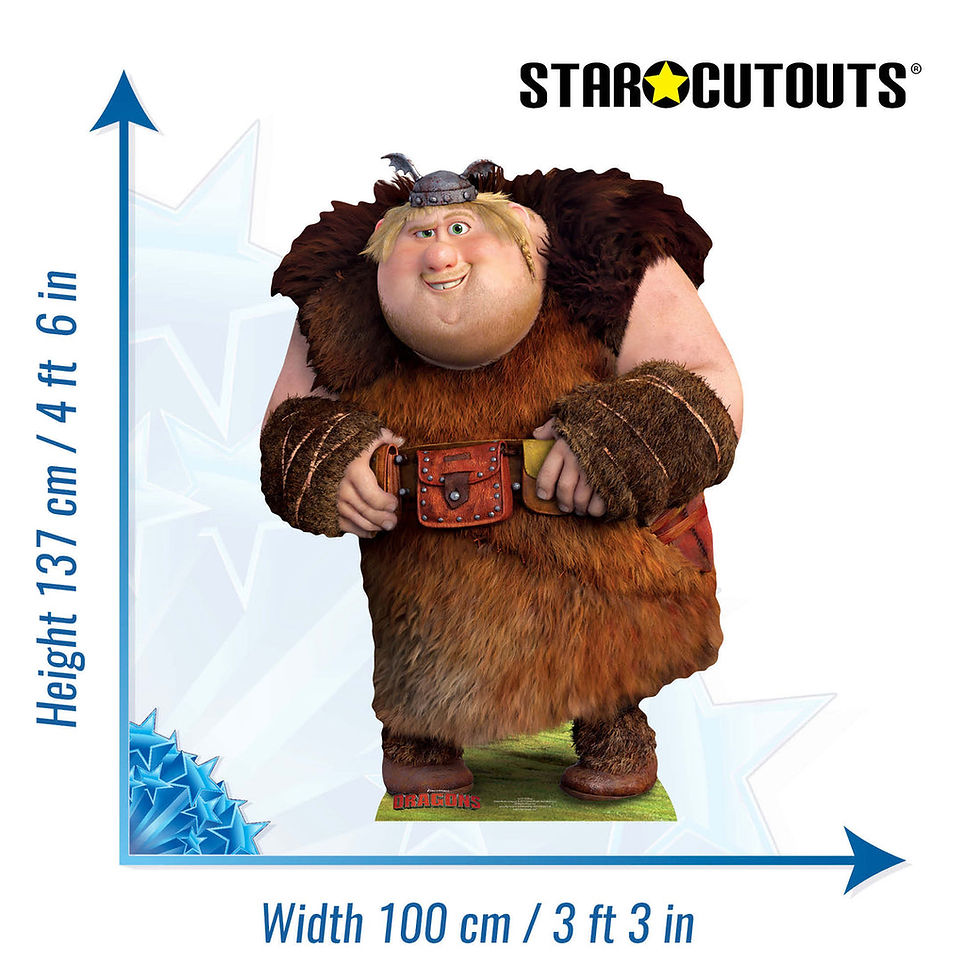 Thumbnail: Fishlegs How To Train Your Dragon Cardboard Cut Out Height 137cm