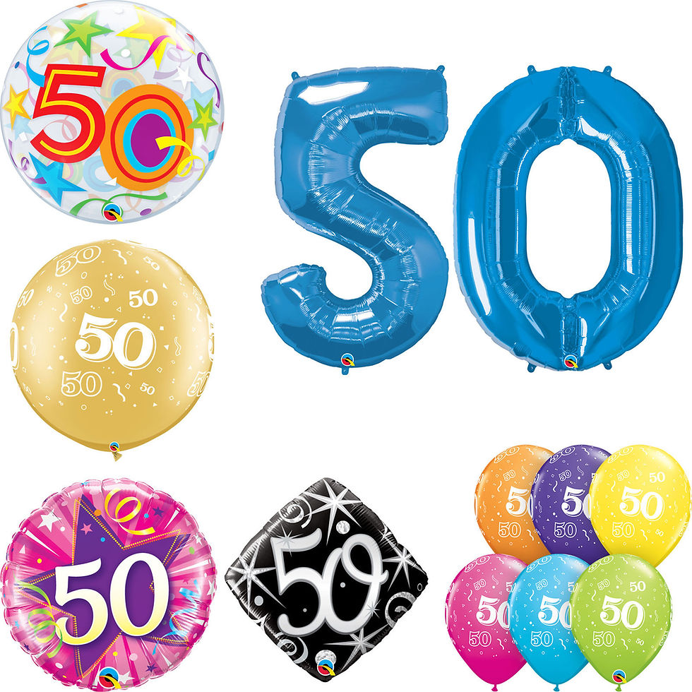 50th Birthday Balloons