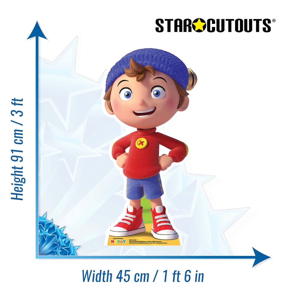 Thumbnail: Noddy Cardboard Cut Out Height 91cm