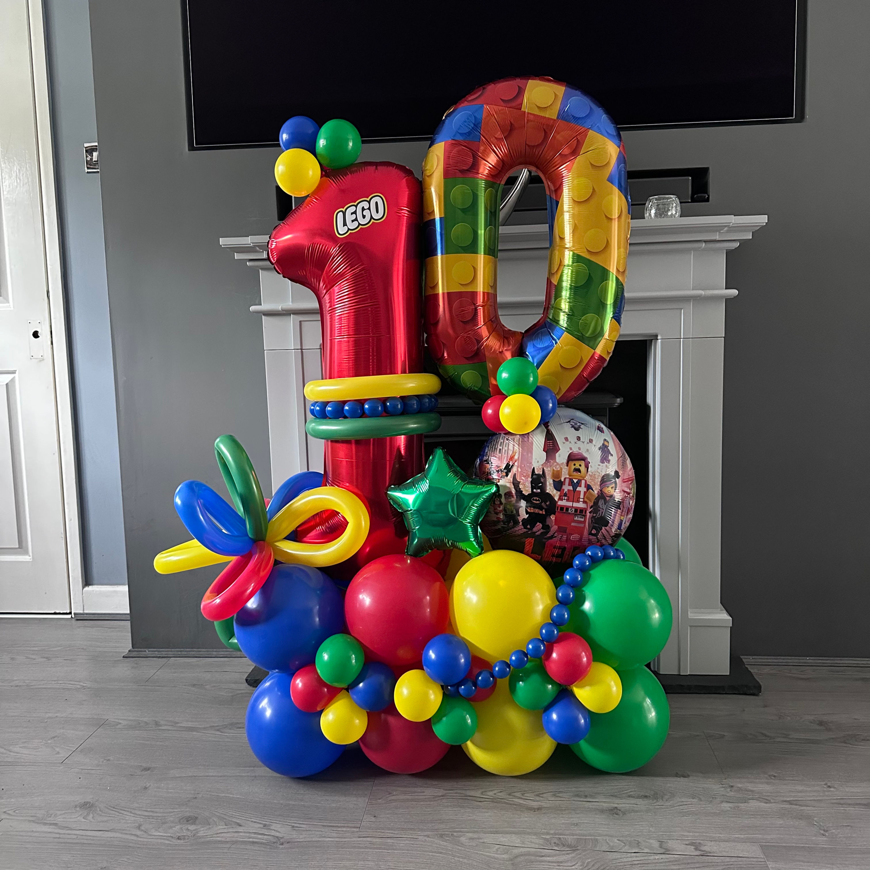 Lego Themed Number Stack