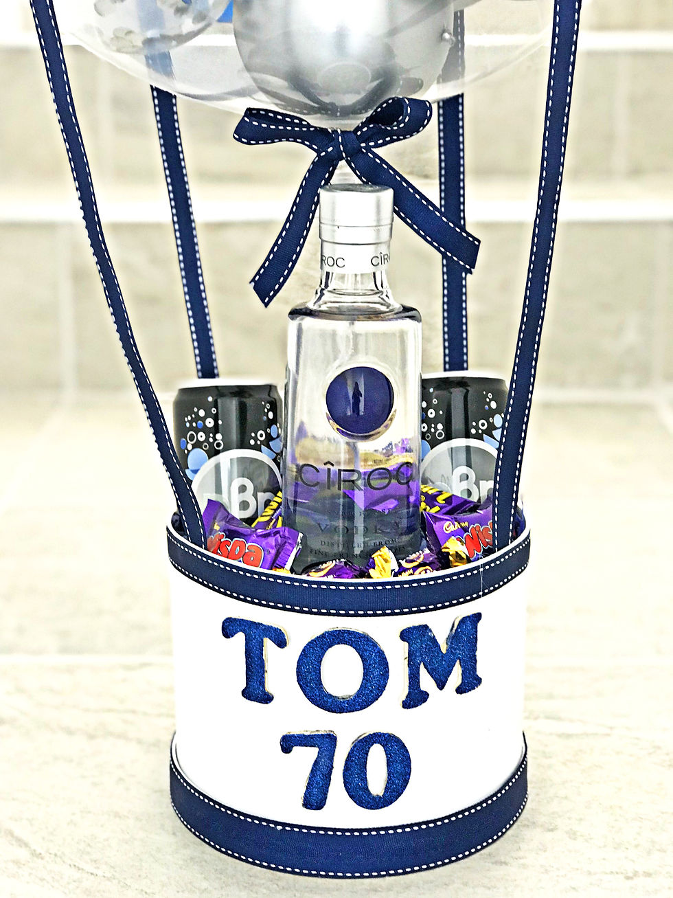 Thumbnail: Gift basket with Ciroc bottle, 