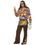 Thumbnail: Man in hippie costume, peace sign, holding tambourine, colorful shirt and trousers.