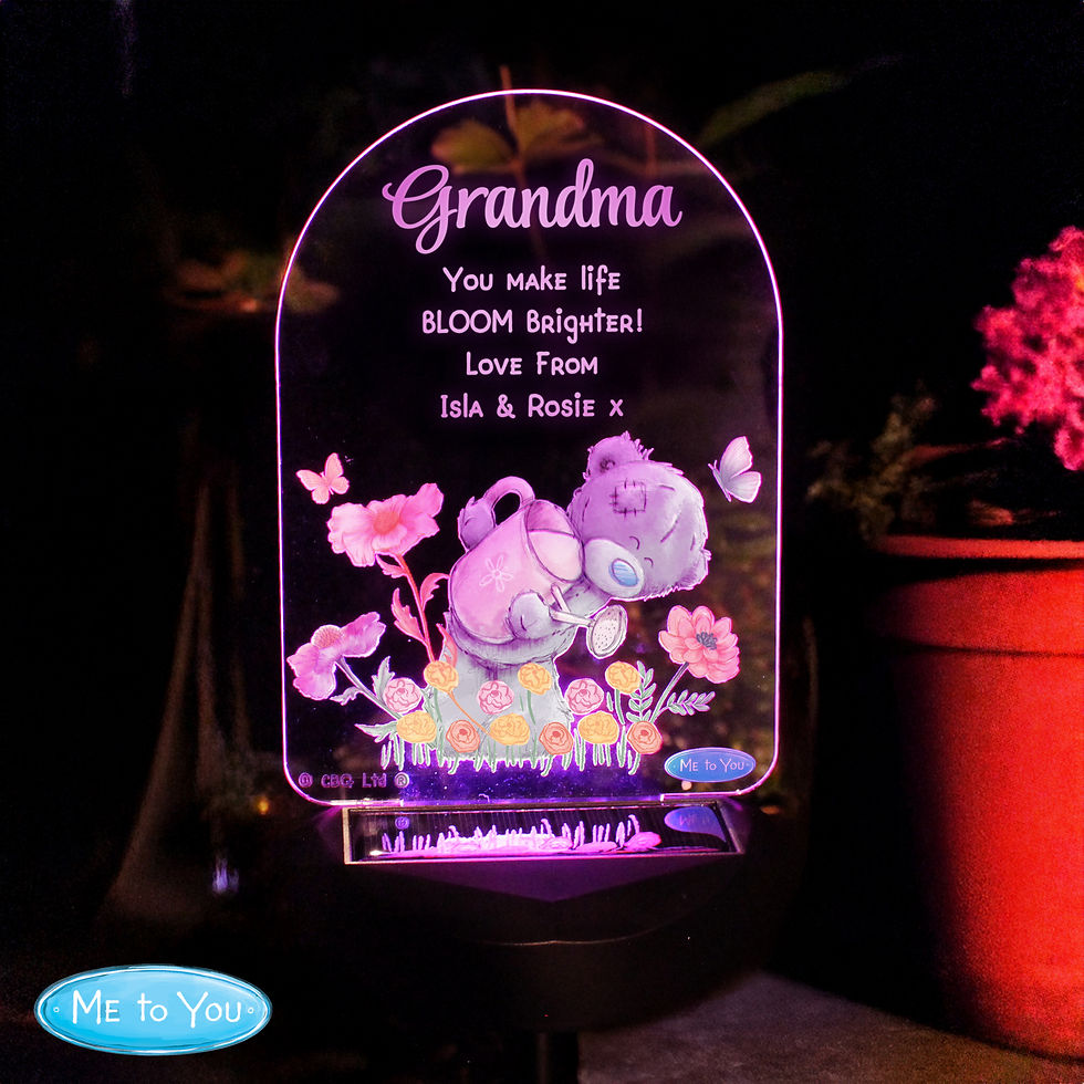 Thumbnail: Personalised Me to You Garden LED Solar Light