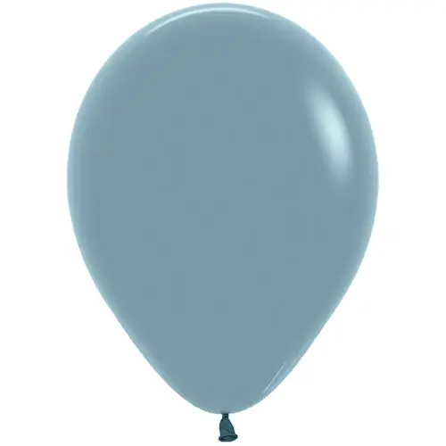 Thumbnail: Loose - Helium Filled 12" Pastel Dusk Blue Sempertex Latex Balloon