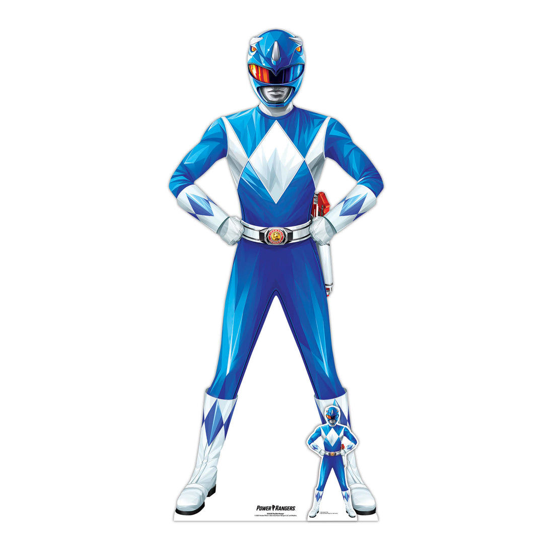 Blue Power Ranger Cardboard Cut Out Height 176cm