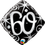 Thumbnail: Black and silver diamond balloon with the number 60 and stars