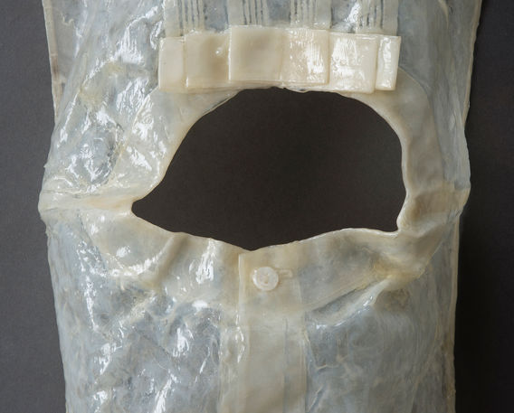 Patriot detail of the collar mouth
