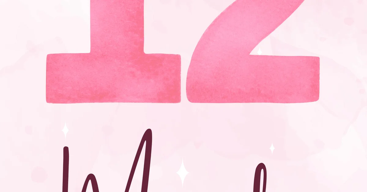 Baby girl poster 1-12 months old