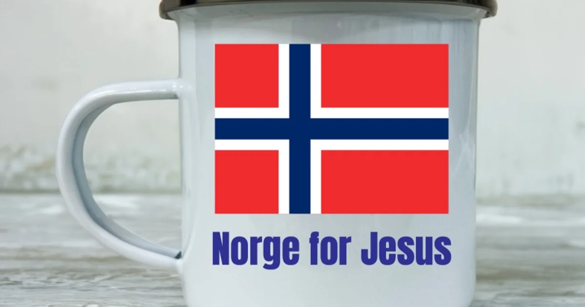 Norge for Jesus - emaljekopp