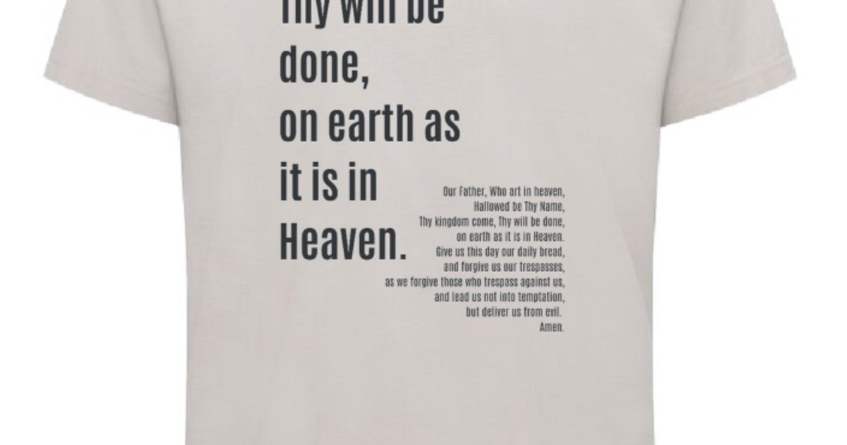 The Lord's Prayer- Oversized Tee