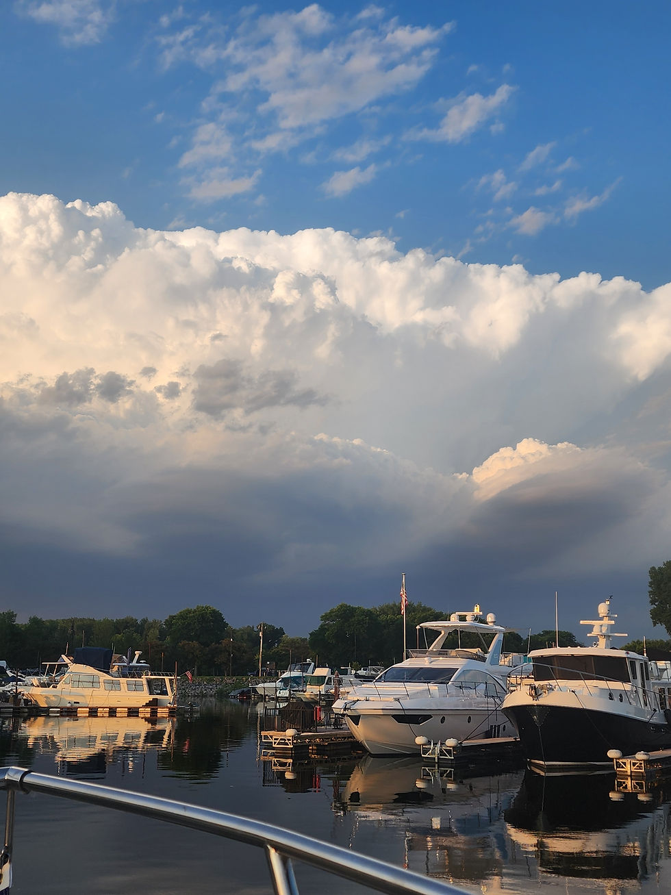 Thursday evening clouds.