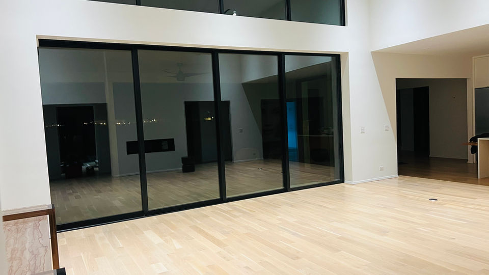 Sliding Nanawall doors
