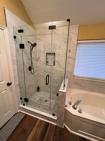 Glass shower door