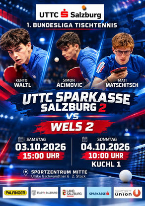 Zwei Bundesliga Heimspiele: Samstag u. Sonntag im SZ Mitte