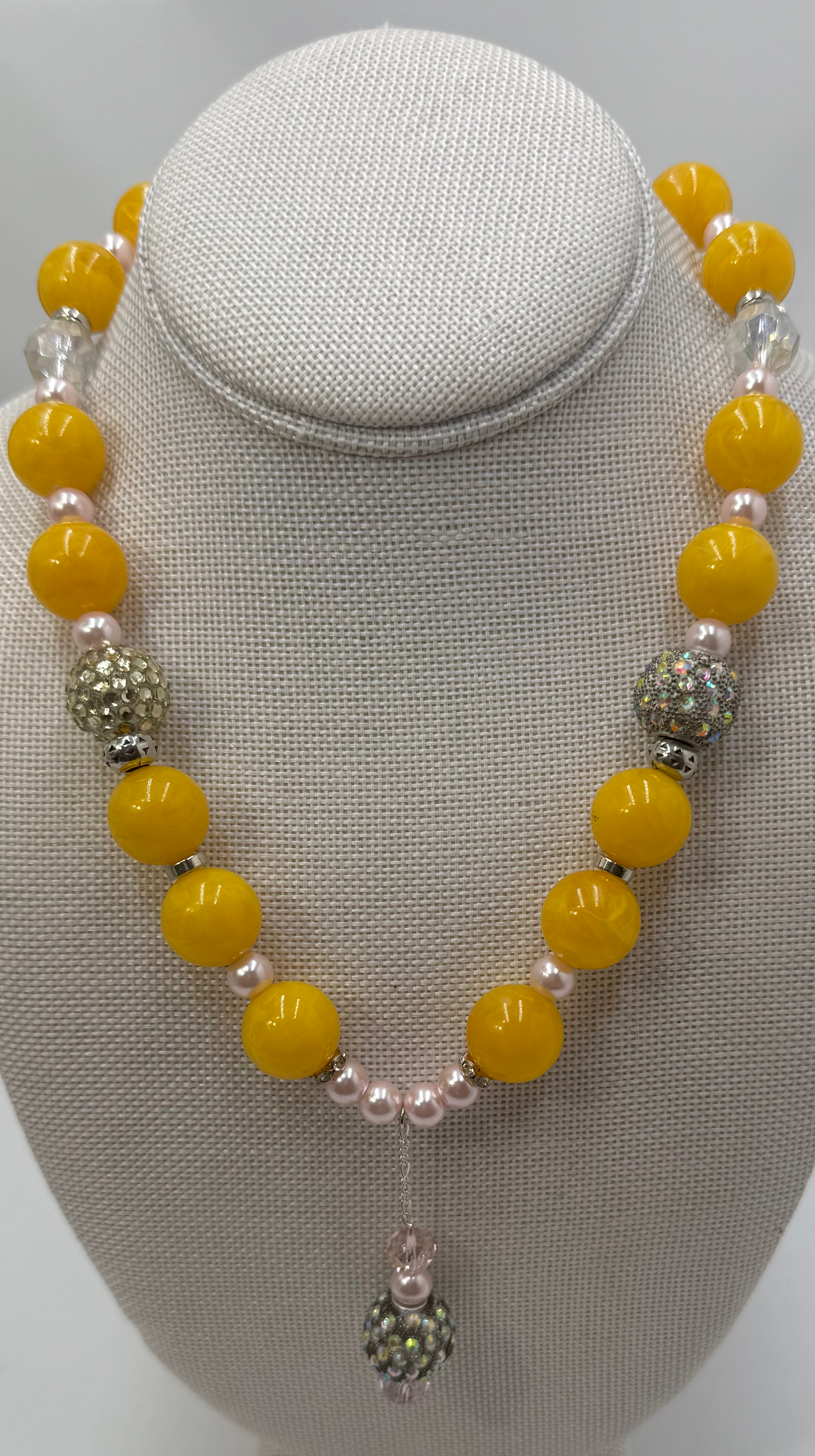 multicolor necklace with earrings and bracelets sold individually